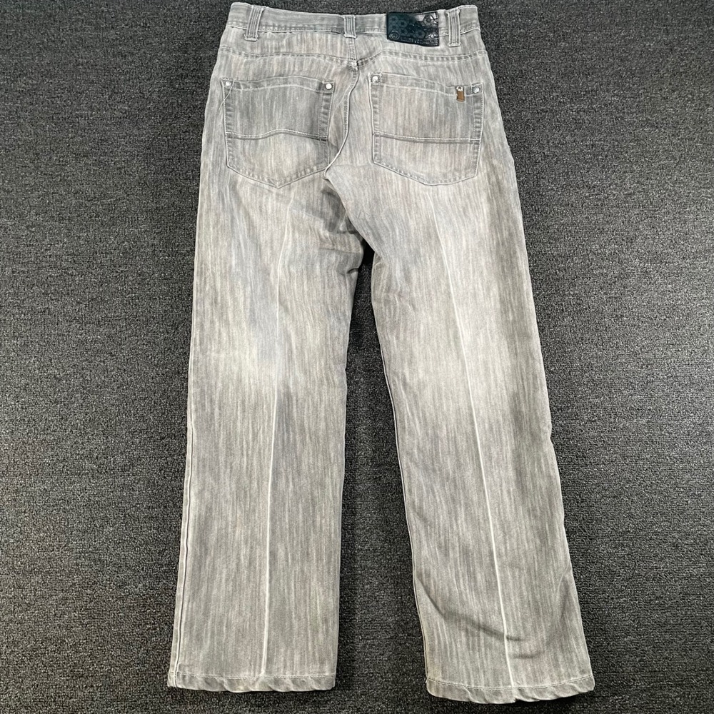 Southpole Straight Leg Jeans Mens 34 Gray Pinkman Y2K Baggy Streetwear Denim